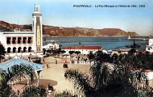 Philippeville - Place de Marque et Hotel de Ville - 1958